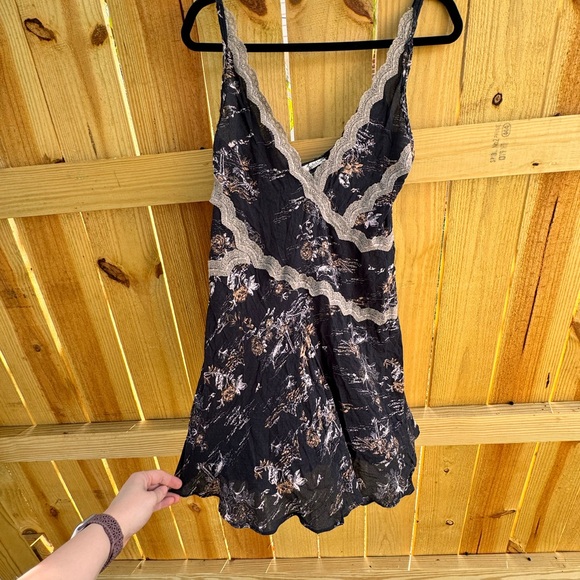 FREE PEOPLE INTIMATELY Slip My Mind Printed Trapeze Dress - Picture 11 of 14